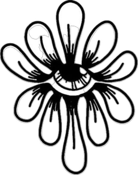 Stick Poke Tattoo, Eye Flower, Doodle Art Flowers, Emily Carr, Doodle Art Drawing, Meaningful Drawings, Tattoo Portfolio, Tattoo Flash Art, Art Life