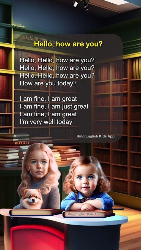 Hello English, English Rhymes, English Stories For Kids, Hello You, English Story, Kids English, Preschool Songs, Kids App, Kids Videos