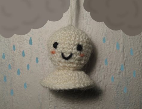 Crochet Teru Teru Bozu Teru X Hanako, Teru Teru Hanamura Sprite, Crochet Teru Teru Bozu, Teru Minamoto Headcanons, Teru Teru Bozu, Good Weather, Japanese Doll, Japanese Dolls, Olaf The Snowman