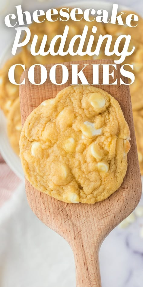 Lemon Pudding Cookies, Banana Pudding Cookies, Pudding Cookies Recipes, Easy Puddings, Cheesecake Pudding, Pudding Cookies, White Chocolate Cookies, Lemon Pudding, Oreo Dessert