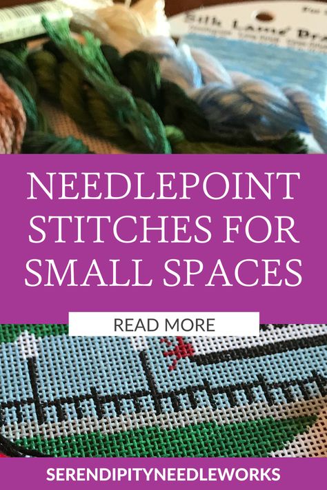 Here are Needlepoint Stitches for Small Spaces! Take a peek at some Stitch Diagrams for those small spaces you want to fill with decorative stitches! Stitch Diagram | Stitch Pattern | Needlepoint Stitch Diagram | Mosaic Stitch | Brick Stitch | T-Stitch Small Needlepoint Stitches, Needlepoint Border Stitches, Needle Point Stitches, Needlepoint Patterns Free, Needlepoint Background Stitches, Needlepoint Finishing Ideas, Needle Point Patterns, Needlework Stitches, Needlepoint Inspiration