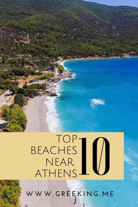 Top 10 beaches near Athens - Greeking.me Athens Greece Beaches, Athens Beach, Greece Culture, Athens Travel, Greece Photography, Greece Beach, Venice Italy Travel, Greece Holiday, Greece Islands