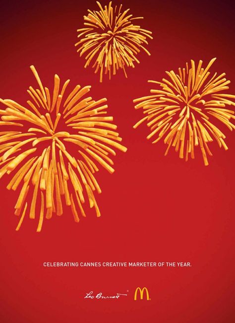 Celebración de McDonald´s al ganar en Cannes... Aparentemente muy buena pero... dale click y descubre por qué es un fail Desain Merek, Leo Burnett, Clever Advertising, 광고 디자인, Logo Poster, Creative Advertising Design, Publicidad Creativa, Design Websites, Guerilla Marketing