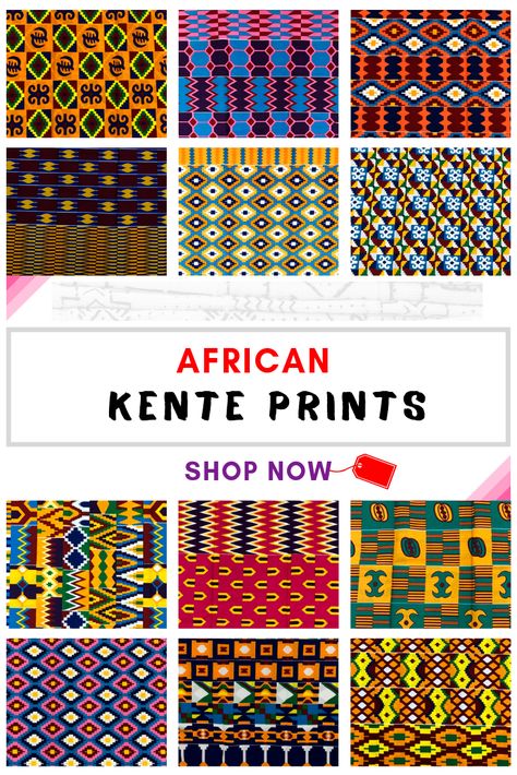 Exclusive Kente Prints Fabric Kente Pattern Design, Kente Cloth Designs, Kente Cloth Patterns, Street Room, Kwanzaa Crafts, Liberian Food, Kente Pattern, African Pottery, Kente Fabric