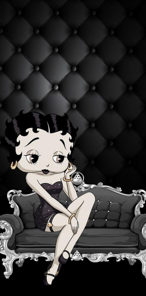 Gray Wallpapers, Biker Betty Boop, Betty Boop Posters, Betty Boop Halloween, Betty Boop Tattoos, Betty Boop Classic, Betty Boop Quotes, Black Wallpapers, Download Wallpaper Hd