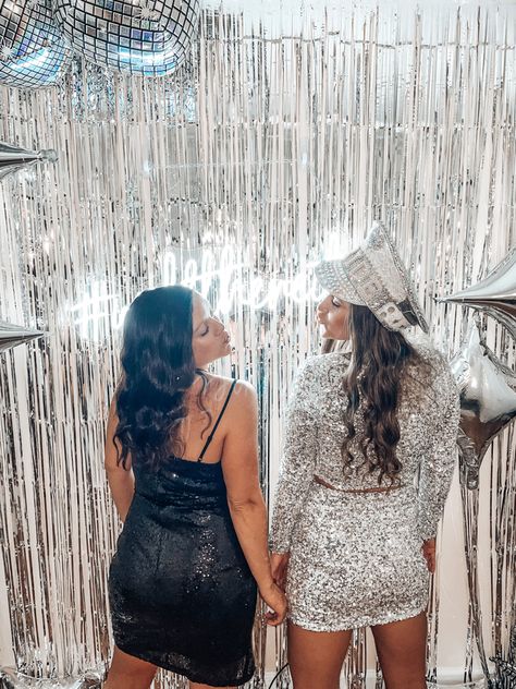 Disco Bachelorette Sparkle Disco Bachelorette, Sparkle Hens Party, Disco Bridal Outfit, Disco Glam Outfits Bachelorette Party, Sparkles Bachelorette Party, Disco Hens Theme, Bride Disco Outfit, Disco Hens Outfit, Themed Hens Party