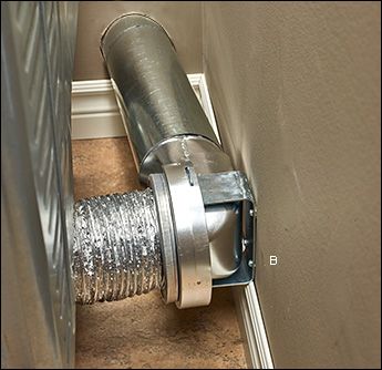 MagVent Dryer Duct Couplings - Lee Valley Tools Indoor Dryer Vent, Dryer Vent Hose, Dryer Duct, Flexible Duct, Lee Valley Tools, Vent Cleaning, Laundry Room Remodel, Dryer Vent, Lee Valley