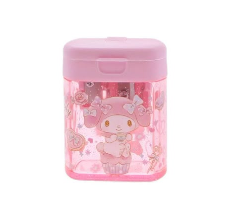 My Melody Pencil Sharpener: Tea - Sanrio My Melody Pencil, School Supplies Cute, Kawaii School, Cute School Stationary, Kawaii School Supplies, Stationary Supplies, Stationary School, Iphone Wallpaper App, Cute Stationary