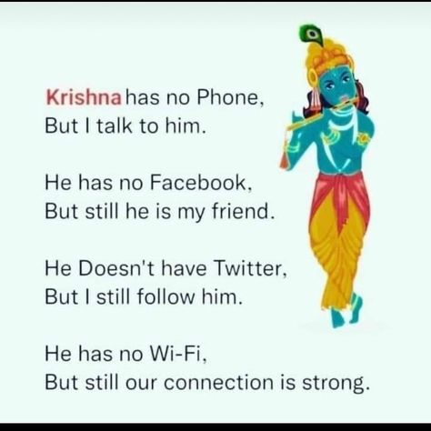 Krishna Related Drawings, Krishna Ji Quotes, Krishna Quotes In English, Krishna Sayings, Krishna Thoughts, Radhe Krishna Wallpapers, No Phone, Indian History Facts, Krishna Mantra