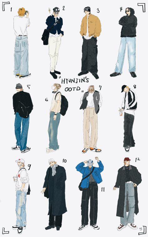 @pa__nsan on twitter Hyunjin Party Outfit, Hyunjin Outfit Inspired, Hyunjin Clothes Style, Skz Outfit Ideas, Hyunjin Inspired Outfits, I.n Outfits, Hyunjin Ootd, Hyunjin Outfits Casual, Straykids Inspired Outfits