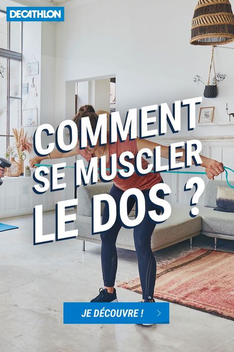 Se muscler le dos, c'est important pour votre posture ou votre carrure. Découvrez nos conseils et nos exercices. Muscle Abdominal, Golf Exercises, Sports Coach, Yoga Postures, Sport Gym, Pilates Workout, Tai Chi, Full Body Workout, Decathlon