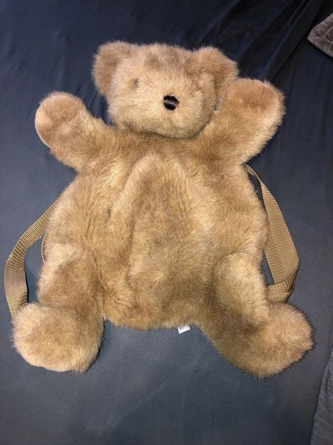 Teddy Bear backpack A & A | eBay! Monkey Backpack, Teddy Bear Backpack, Bear Backpack, Animal Backpacks, Things I Need To Buy, Teddy Bear Clothes, Stationary School, Plush Backpack, Cute Backpacks