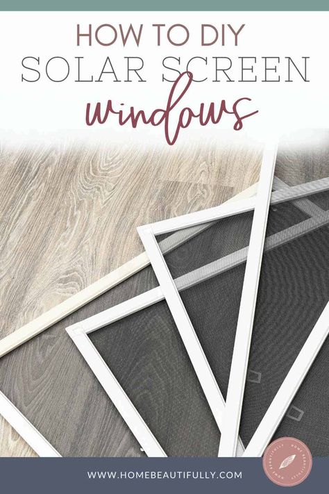 Diy Screen Window, Diy Solar Screens For Windows, Outdoor Window Coverings, Diy Screens For Windows, Window Screen Alternatives, Diy Window Screen Ideas, Window Screens Exterior, Window Screens Diy, Diy Window Screens