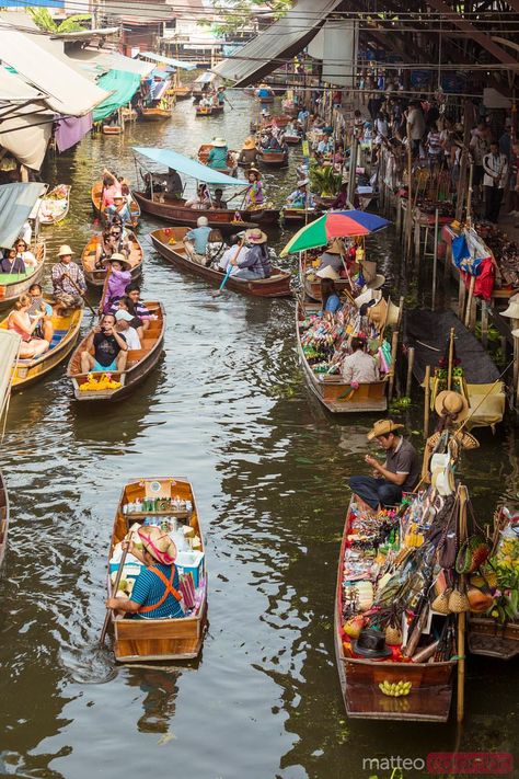 Damnoen Saduak Floating Market, Bangkok Floating Market, Thai Floating Market, Bangkok Aesthetic, Floating Market Thailand, Thailand Floating Market, Bangkok Photography, Floating Market Bangkok, Bangkok Market