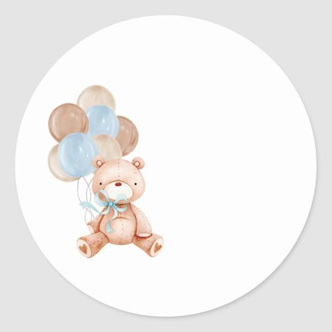 Baby Boy Giveaways, Baby Shower Oso, Baby Food Jar Crafts, Baby Souvenir, Baby Shower Sweets, Idee Babyshower, Teddy Bear Clipart, Baby Boy Cards, Baby Art Projects