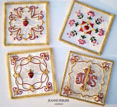 Liturgical Embroidery, Liturgical Seasons, Fibre And Fabric, Altar Cloth, Needlework Embroidery, Sewing Stitches, Craft Corner, Crochet Home, Embroidery Art