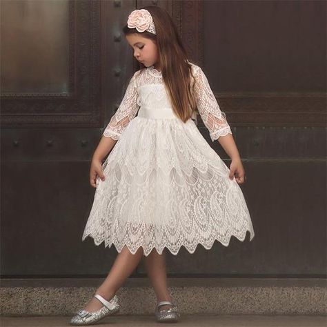 Long Sleeve Kids Dress, Girls Spring Outfits, Girls Winter Dresses, Girls Lace Dress, Girls Casual Dresses, Ceremony Dresses, Girls Formal Dresses, Dresses For Girls, Kids Dresses