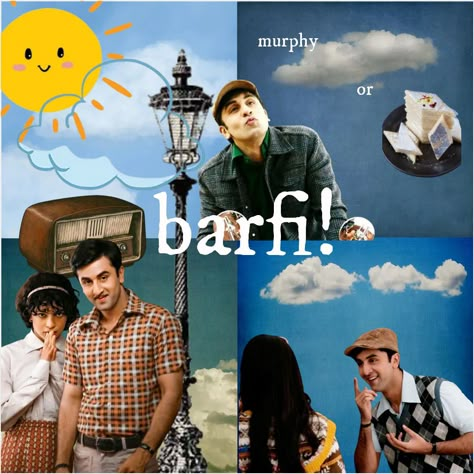 BARFI Barfi Movie Poster, Barfi Movie Wallpaper, Barfi Movie Quotes, Barfi Movie Aesthetic, Barfi Movie, Happy Movies, Bollywood Aesthetics, Desi Things, Movie Frames