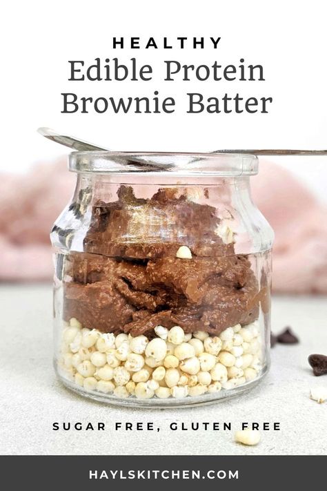 Brownie Batter For One, Protein Brownie Batter, Low Calorie Protein Bars, Protein Powder Brownies, Dessert With Chocolate, High Protein Cheesecake, Protein Brownie, Low Calorie Protein, Dairy Free Brownies