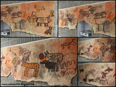 Zodiac Wallpaper Aesthetic, Stone Age Cave Paintings, Prehistoric Painting, Zodiac Wallpaper, Prehistoric Cave Paintings, Stone Age Art, Cave Painting, Cave Drawings, Art Therapy Projects