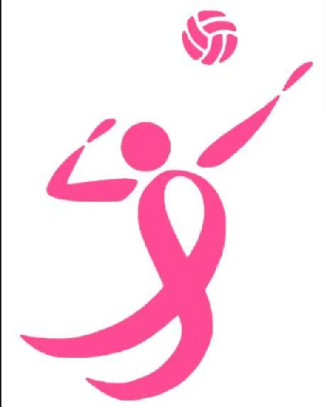 Volleyball Activities, Dig Pink, School Binders, Volleyball Posters, Volleyball Designs, Pink Out, Oracal 651, Window Vinyl, Vinyl Crafts