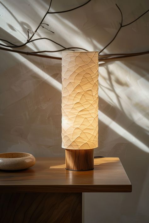 Explore elegant and functional Japandi table lamp choices for a harmonious living space. 🌿💡 Japandi Lampshade, Japandi Lamp Living Room, Japandi Table Lamp, Japandi Lamps, Japandi Diy, Japandi Table, Modern Japanese Living Room, Table Lamp Ideas, Japandi Lamp