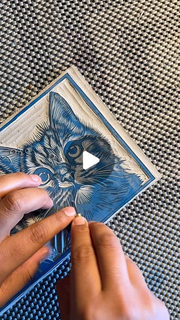 Daniel Villa - Printmaker on Instagram: "Do you stain your Lino block  before you carve? 

#printmaker #printmakersofinstagram #linocut #linocutprint #blockprinting #printmaking" Linoleum Printmaking, Lino Block, Speed Ball, Linoleum Block Printing, Lino Art, Linoleum Block, Relief Print, February 15, Linoleum