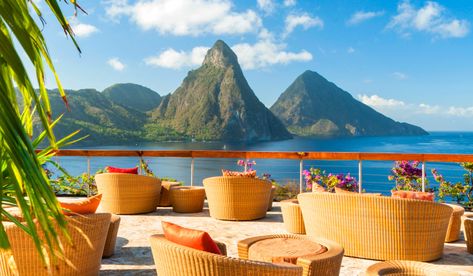 http://jademountain.com/news-reviews/awards_and_reviews.html St Lucia Travel, Jade Mountain Resort, St Lucia Hotels, Jade Mountain, Caribbean Resort, Honeymoon Packages, Caribbean Beaches, Perfect Itinerary, Santa Lucia