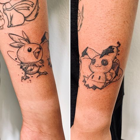 Pokemon Tattoo, Fine Line, Pokemon, Tattoos, Pokémon