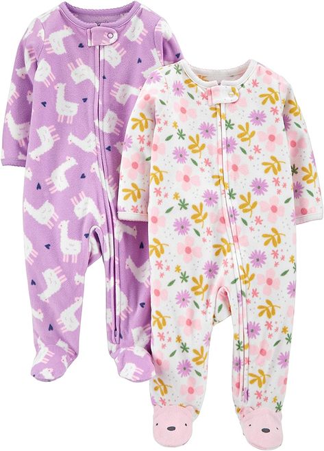 Just Born Baby, 3 Month Old Baby, Just Born, Simple Joys, Gerber Baby, Carters Girl, Baby Pajamas, Girls Fleece