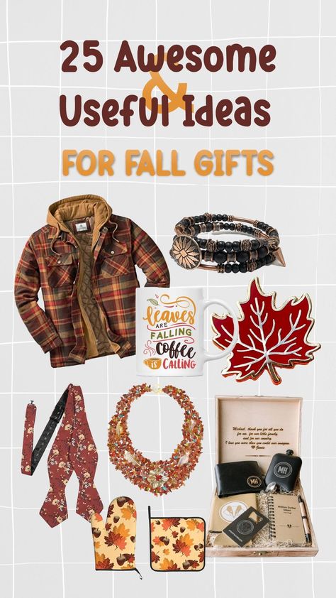 Are you still looking for ideas on how to celebrate a fun fall? Are you looking for the best fall gifts? Do not panic! Here we provide a compilation of a list of awesome ideas for fall gifts that will amaze you. #christmasideas #giftideas #thebestgift #christmasgiftideas #usefulgifts #christmasgift #gifts #giftsforchristmas #coolgifts Cheap Fall Sweatshirt For Gift, Gifts For Fall Lovers, Elegant Fall Jewelry Gift, Cute Fall T-shirt For Gift, Customizable Sweatshirt For Fall Gift, Fall Season T-shirt Gift, Fall Gift Baskets, Outdoor Thanksgiving, Useful Ideas