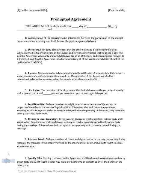 Uk Prenuptial Agreement Template: A Comprehensive Guide For 2023 30+ Prenuptial Agreement Samples & Forms Template Lab from templatelab.comTable of ContentsIntroductionWhat is a Prenuptial Agreement?Why Use a Pr... #Agreement #prenuptial #Template Legal Templates, Prenuptial Agreement, Protect Family, Word Free, Template Word, Word Pictures, Best Templates, Word Template, Philippines