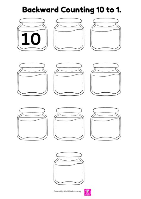 Backward counting Worksheet for kids, math worksheet for kids toddlers nursery kindergarten jkg lkg moms parents Teachers school activity sheet free printable worksheets for kids reverse counting Backward Counting 10-1 Worksheets, Maths Nursery Worksheets, Math Worksheets For Nursery, Backward Counting Worksheets, Kinder Math Worksheets, Counting Backwards Worksheets, Maths Worksheet For Lkg, Backward Counting, Counting Backwards