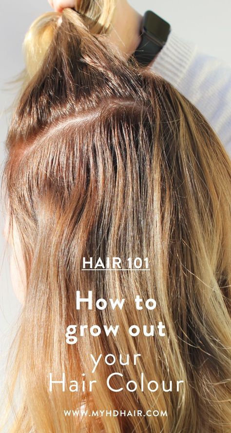 Hair 101: How to Grow Out your old Hair Colour, when you don't want to Colour your Hair any more.