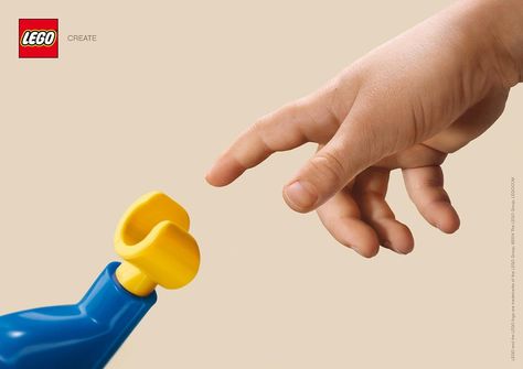 Lego Print Advert By Jung von Matt: Create | Ads of the World™ Clever Advertising, 광고 디자인, Creative Advertising Campaign, Publicidad Creativa, Funny Ads, Create Ads, Guerilla Marketing, Best Ads, Lego Art