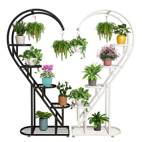 Wholesale modern design iron metal heart shape indoor garden balcony plant flower stand decoration https://m.alibaba.com/product/1600494417864/Wholesale-modern-design-iron-metal-heart.html?__sceneInfo={"cacheTime":"1800000","type":"appDetailShare"} Black Plant Stand, Wooden Partition, Ladder Plant Stand, Wrought Iron Plant Stands, Plant Rack, Wholesale Plants, Iron Plant Stand, Stand Flower, Support Pour Plante