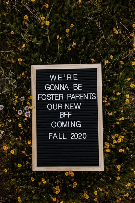 Foster Care Announcement Family Photos, Foster Parenting Aesthetic, We Are Fostering Announcement, Foster Announcement Ideas, Foster Parents Announcement, Foster Care Announcement Ideas, Foster Adoption Announcement, Foster Care Party, Fostering Announcement