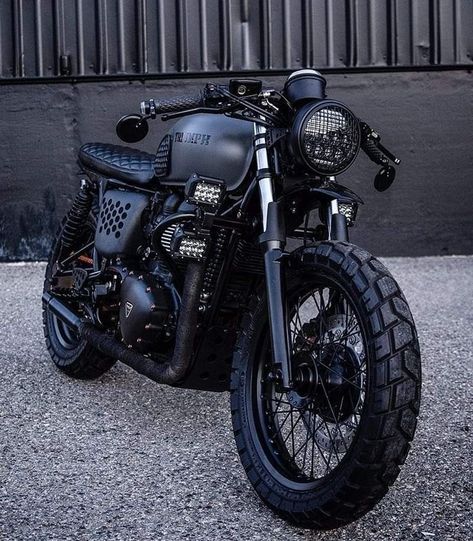 Motor Cafe Racer, Triumph Cafe Racer, Stylish Bike, Cafe Racer Design, Triumph Bikes, Image Moto, Мотоциклы Cafe Racers, Motorcross Bike, Cafe Bike