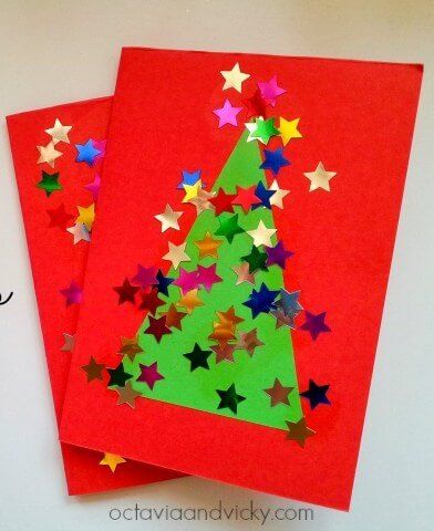 Christmas Cards For Toddlers, Toddler Christmas Cards, Easy Christmas Cards, Christmas Nursery, December Activities, Christmas Easy, Christmas Crafts For Toddlers, Christmas Cards Kids, Simple Christmas Cards