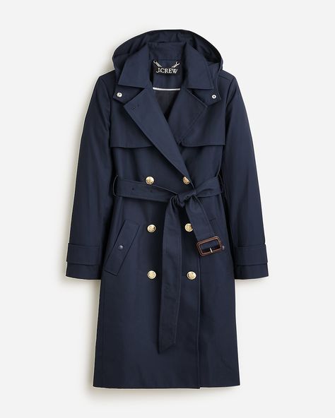 J.Crew: New Icon Trench For Women Capsule Jackets, Jcrew City Coat, Elevate Style, Suit Guide, Polo Women, J Crew Style, Deep Winter, Soft Autumn, J Crew Dress