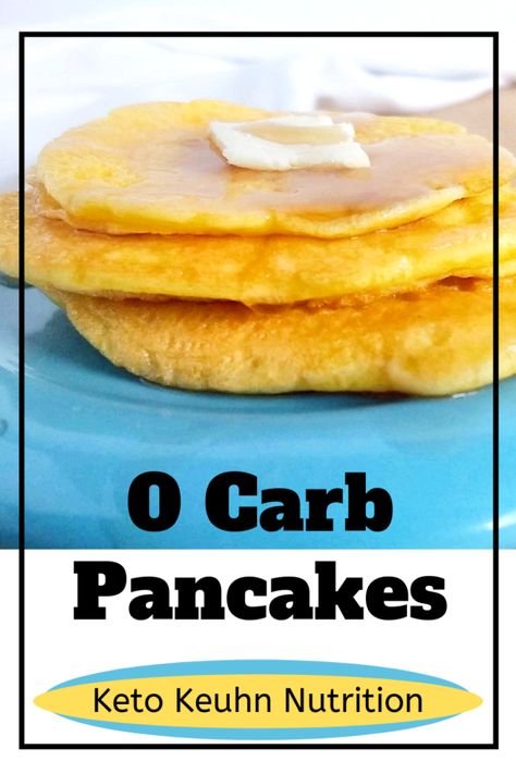 This simple zero carb pancake recipe is great for a low carb ketogenic diet. The recipe has 3 ingredients and is great tasting. Enjoy breakfast on zero guilt. #ketogenicdiet #lchf #breakfast Zero Carb Pancakes, Zero Carb Breakfast, Zero Carb Recipes, Breakfast Ideas Keto, Lchf Breakfast, Low Carb Pancake Recipe, Ketogenic Breakfast, Camping Meal Planning, Zero Carb Foods