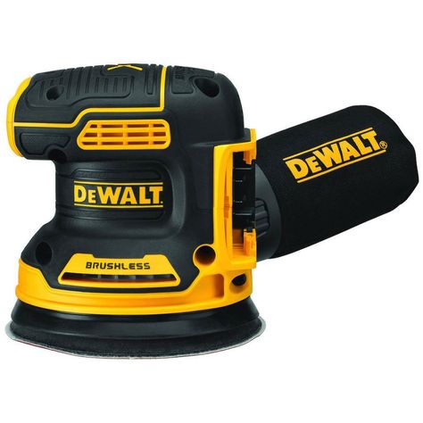 A tool review of the Dewalt cordless orbital sander and battery pack. Powerful and cord free this variable speed sander fits right in the palm of your hand. Dewalt Orbital Sander, Wood Sanders, Best Random Orbital Sander, Power Sander, Hand Sander, Orbital Sander, Rolling Bag, Dewalt Tools, Dewalt Power Tools