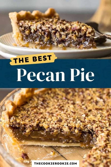 Classic Pecan Pie Recipe, Easy Pecan Pie Recipe, Best Pecan Pie Recipe, Classic Pecan Pie, Easy Pecan Pie, Yummy Pie Recipes, Best Pecan Pie, Pecan Pie Easy, Fall Pies