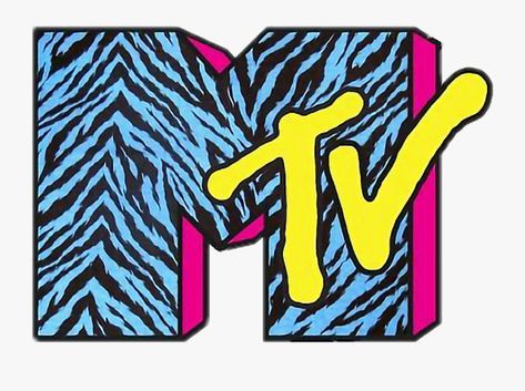 2000s Mtv, Doodle Kids, Mtv Logo, 90s Theme Party, 90s Logo, 90s Logos, 80s Theme Party, 80s Theme, Logo Poster