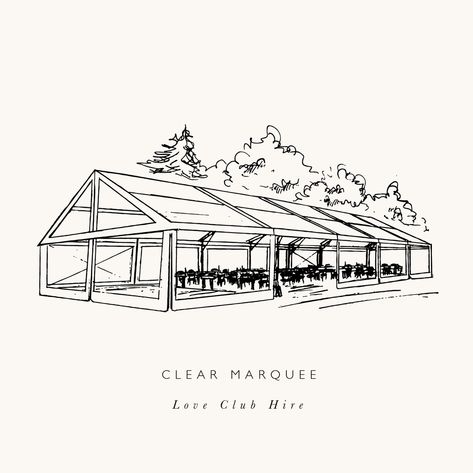 Marquee Weddings 🤍💫 ⁠ ⁠ This beauty of a sketch was ordered by lovely Abbey from @loveclubhire, thank you for the opportunity to illustrate your gorgeous clear marquee!⁠ Go visit their socials to see this beauty in action around the Waikato x⁠ ⁠ Did you know I offer custom venue sketches? You can add one to any of our semi-custom wedding stationery suites OR just order one on its own as a keepsake!⁠ ⁠ I absolutely adore doing these guys - they are literally the fave part of my week. Touch bas... Marquee Illustration, Venue Sketch, Wedding Stationery Suite, Custom Wedding Stationery, Do You Know Me, Marquee Wedding, Your Gorgeous, April 12, Wedding Stationary