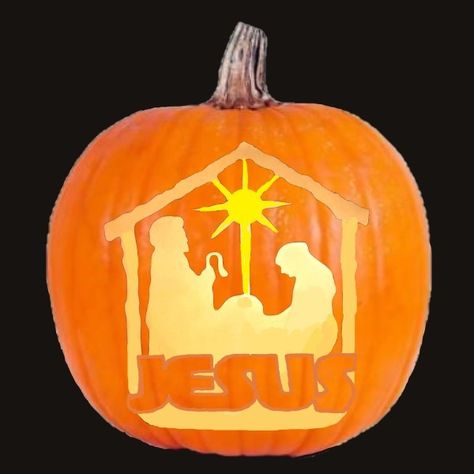 Nativity ~ JESUS Carved Pumpkin for Christmas Board Cover Christmas Pumpkin Carving, Christmas Pumpkins, Carved Pumpkin, Christmas Board, Pumpkin Carving, Nativity, Jesus, Carving, Christmas