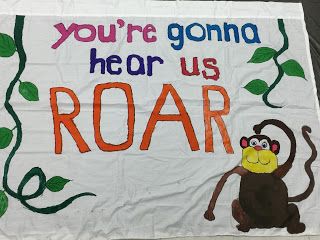 Safari Theme Pep Rally, Jungle Theme Pep Rally, Safari Football Game Theme, Tropical Pep Rally, Hawaiian Run Through Signs Football, Fnl Run Through Banners, Pep Rally Themes, Asb Ideas, Stuco Ideas