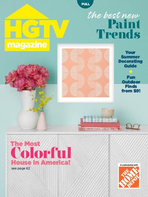 Houses In America, Mom Gift Basket, Hgtv Star, Paint Your House, Hgtv Magazine, Cleaning Tricks, Trends Magazine, Organization Solutions, Decor Guide