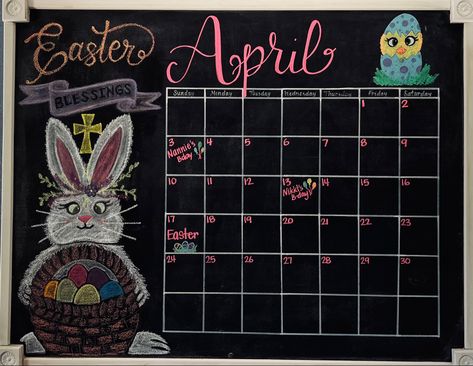 April Calendar Chalkboard, April Calendar Whiteboard, April Chalk Calendar Ideas, April Dry Erase Calendar Ideas, April Calendar Ideas White Board, April Whiteboard Calendar Ideas, April Whiteboard Ideas, April Chalkboard Calendar Ideas, Work Calendar Ideas