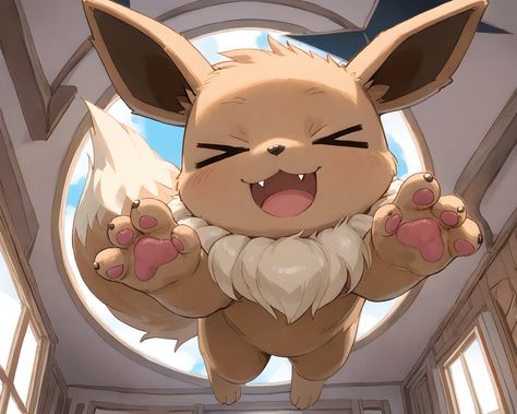 Cute Pokemon Pfp, Eevee Cute, Pokemon Eevee Evolutions, Pokémon Art, Pokemon Eeveelutions, Cute Pokemon Pictures, Eevee Evolutions, Reference Sheet, Pokemon Eevee